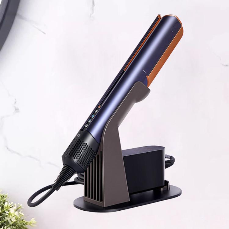 Per Dyson Airstrait Piastra HT01 Supporto verticale da tavolo con vano porta-caricabatterie Per Dyson Airstrait Piastra HT01 Supporto verticale da tavolo con vano porta-caricabatterie